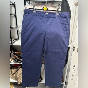 Slim leg khaki pants